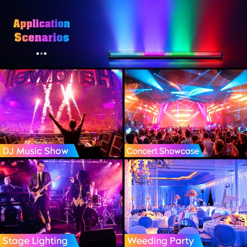 Wallwasher Strahler 120W 252 LED RGB Bühnenlicht Bar DMX Disco Party Halloween - Bild 10 von 20