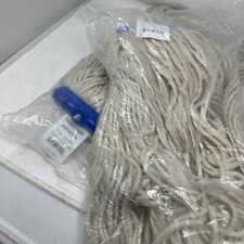 Boardwalk CM22024 24 oz. Lie-Flat Cotton Fiber Mop Heads - Lot of TWO/FREE SHIP!