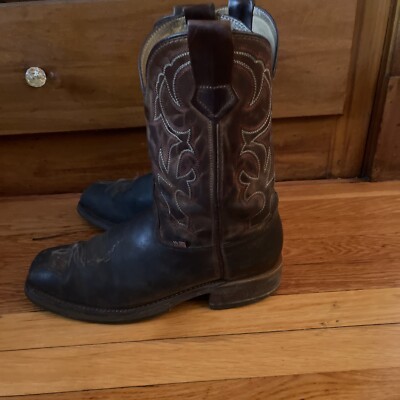 Double H Anton Steel Toe DH4637 Mens 11.5D Leather Western Work