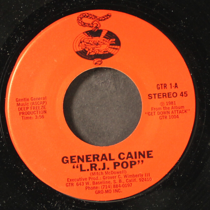 GENERAL CAINE & GRP: all about you / lrj pop GROOVE TIME 7