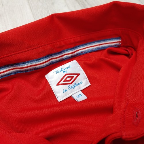 Umbro England National Team Jersey Football Soccer Polo Shirt Red Size Youth XL - Picture 6 of 12