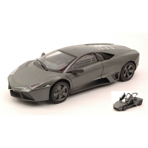 LAMBORGHINI REVENTON 2008 GREY MATT 1:24 MotorMax Auto Stradali Die Cast - Bild 1 von 1