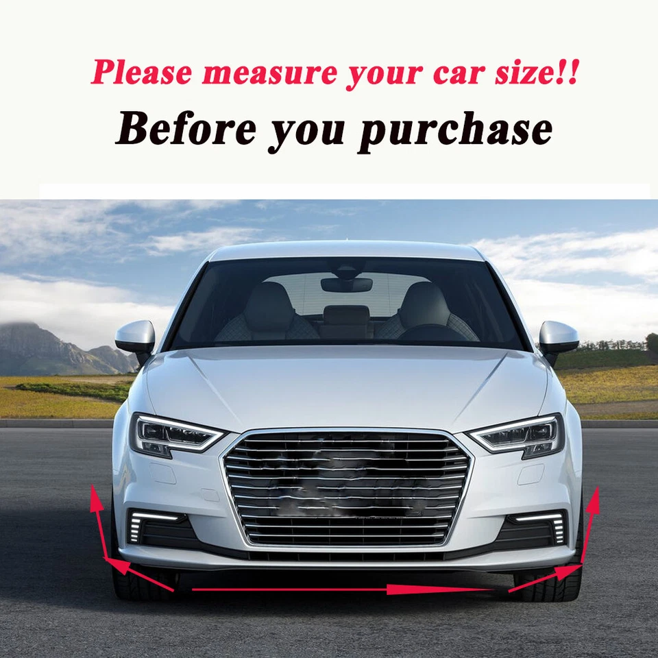 For Toyota Camry 2007-2011 3PCS Front Bumper Lip Splitter Spoiler Gloss Black - Изображение 3 из 4