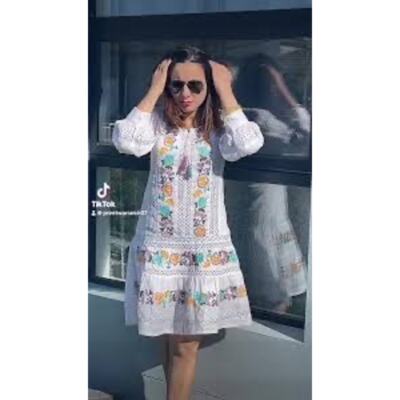 rent the runway embroidered dress Ever-Pretty Open Lantern Sleeve A Line Evening Dress Occasion Dress main image 1