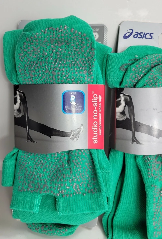 ASICS Studio No-Slip Compression Knee High Training Socks Athletic Knee 2 - Image 3 of 4