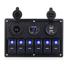 RV Vorverdrahtet Marine Digital Voltmeter Schaltfeld Camper