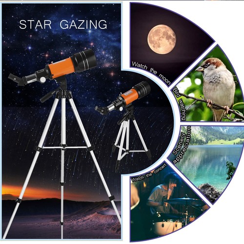 70mm Astronomical 150X High Monocular Refractor T4R1 - Picture 10 of 12