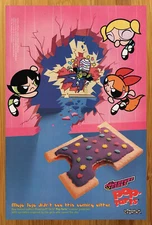 2001 Powerpuff Girls Pop Tarts Vintage Print Ad/Poster Cartoon Network Promo Art