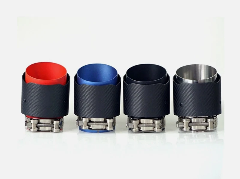 Silenciador trasero de tubo de escape de fibra de carbono para Mazda CX-3 CX-5 ATENZA 2 PIEZAS Foto 2 de 4