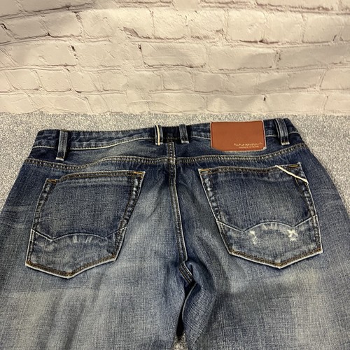Cult of Individuality Rocker Slim Japanese Denim Men Blue Jeans Sz 38x31 - Picture 10 of 13