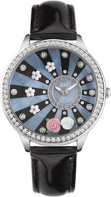 Italian Wrist Watch for Women by Didofa: 3D Original Fashion Watch Black
