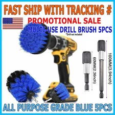 Drill Brush Set Power Scrubber Drill Attachments For Carpet Tile Grout Cleaning