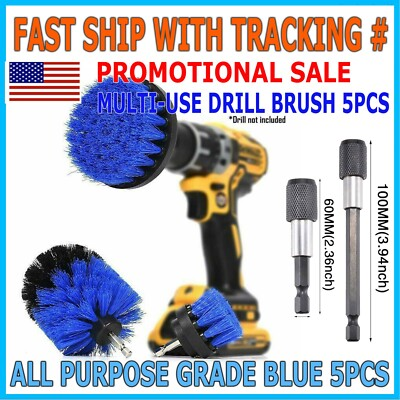 #ad Drill Brush Set Power Scrubber Drill Attachments For Carpet Tile Grout Cleaning $8.95