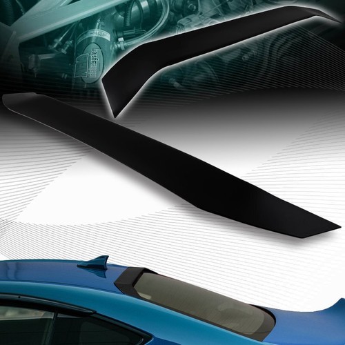 BLACK ABS PLASTIC REAR WINDOW ROOF VISOR SPOILER WING FIT 13-20 SCION ...