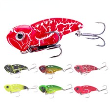 6Pcs 7g 10g 14g Jigs Vibration Bait Winter Metal VIB Spinner Spoon Fishing Lures