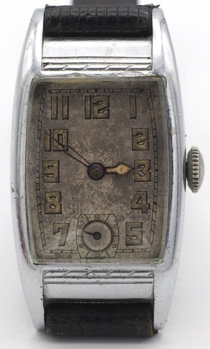Vintage Art Deco MIMO Watch. 6 Jewels. Swiss Made.
