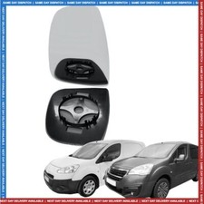 Peugeot Partner Left Passenger wing mirror glass 2012-2020 door side