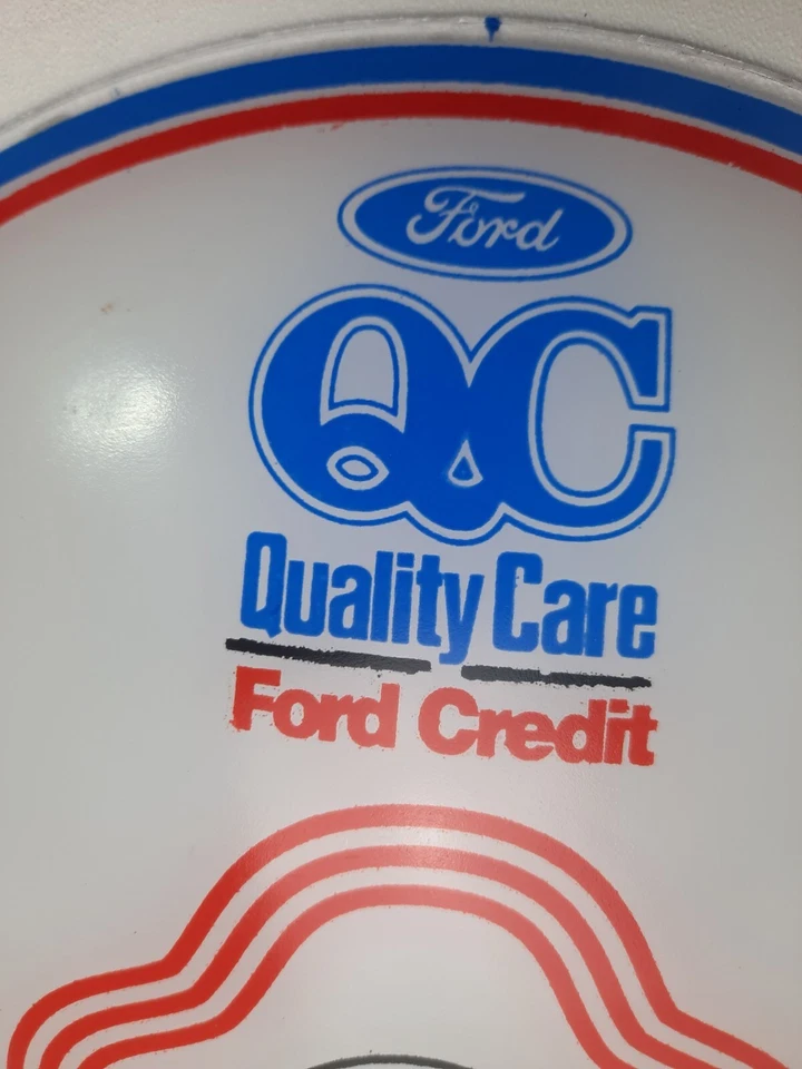 Globo de vidrio de colección años 90 Nascar Ford Dale Jerrett Celing luz globo de vidrio solamente Foto 3 de 4