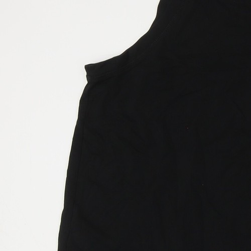 Madewell Womens Black Cotton A-Line Size M Round Neck - Peplum - Picture 9 of 10