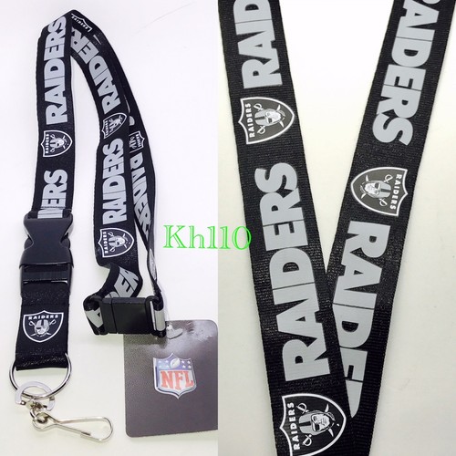 NFL Las Vegas Raiders keychain Lanyard - Pick Your Color! - Picture 13 of 45
