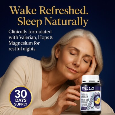 Valerian Sleep Support 60 Tablets   Fall Asleep Fast with Hops, Poria & Magnesiu