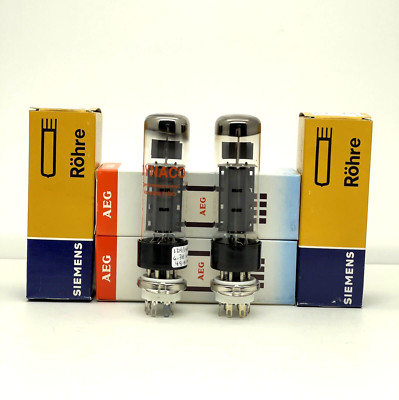 RFT EL34 Top ''O'' Getter Amplitrex Tested Matched within 8% Pair - NOS -
