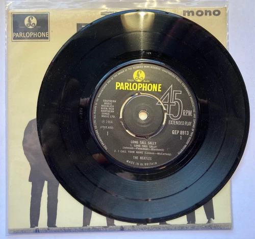 The Beatles, Long Tall Sally vinyl EP (UK, 1969), M- with picture sleeve
