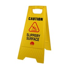 Timco A-Frame Safety Sign Caution Slippery Surface Yellow Warning 610x300x30