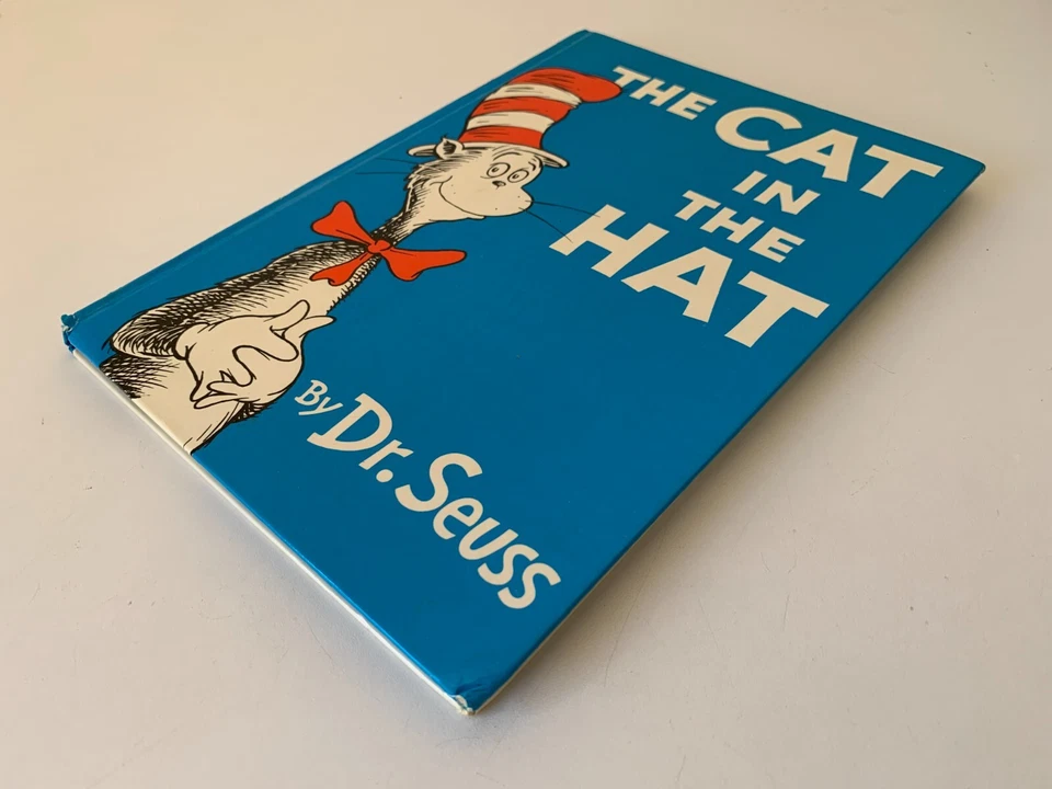 The Cat In The Hat by Dr Seuss UK 1st First Edition 1958 Hard Cover Vintage Rare - Image 4 of 4