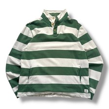 Fat Face 1/4 Zip Striped Sweatshirt Size M