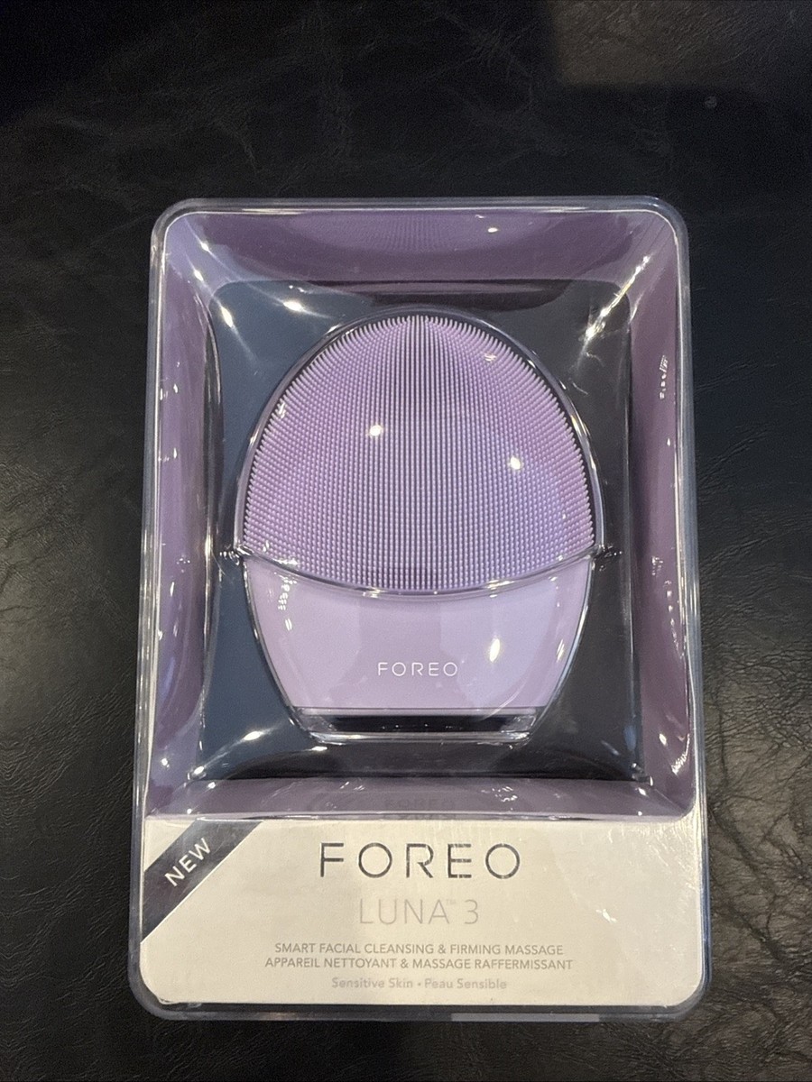 ★未開封 FOREO LUNA3 フォレオ ルナ3 パープル 敏感肌用★ FOREO LUNA 3 for Sensitive Skin Smar Facial Massager Brush (F9151