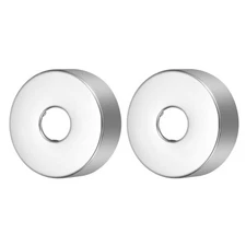 2 Pcs Shower Arm Flange, 0.8"x2.8"x1" Stainless Steel Round Escutcheon Plate