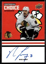 2025-26 Upper Deck Chicago Blackhawks Centennial Choice Nick Leddy Auto #NL