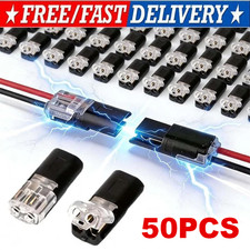 50Pack Waterproof Electrical Connector Auto Wire Plug-in Connectors Terminal Kit