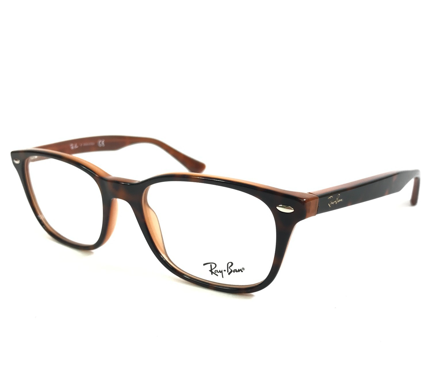 Ray-Ban Eyeglasses Frames RB5375 5713 Havana Tortoise on Light Brown 51-18-145