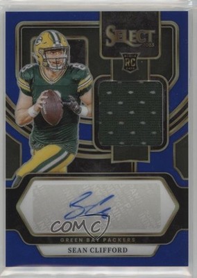 2023 Panini Select Blue Prizm 21/75 Sean Clifford #RSM-SCL Auto RC 1a39