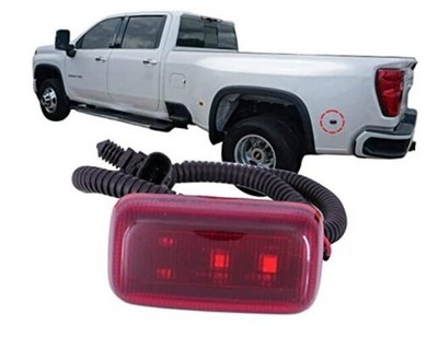  APA Replacement Rear LED Red Side Marker 2015-2023 Silverado Sierra Red 1 PC