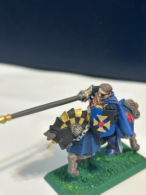 GW Warhammer Fantasy Empire Metal Painted General Rutgar Mounted RARE 