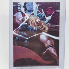 2023 Flair Marvel - Thor - #46 SPRING FLAIR /99 PARALLEL PINK