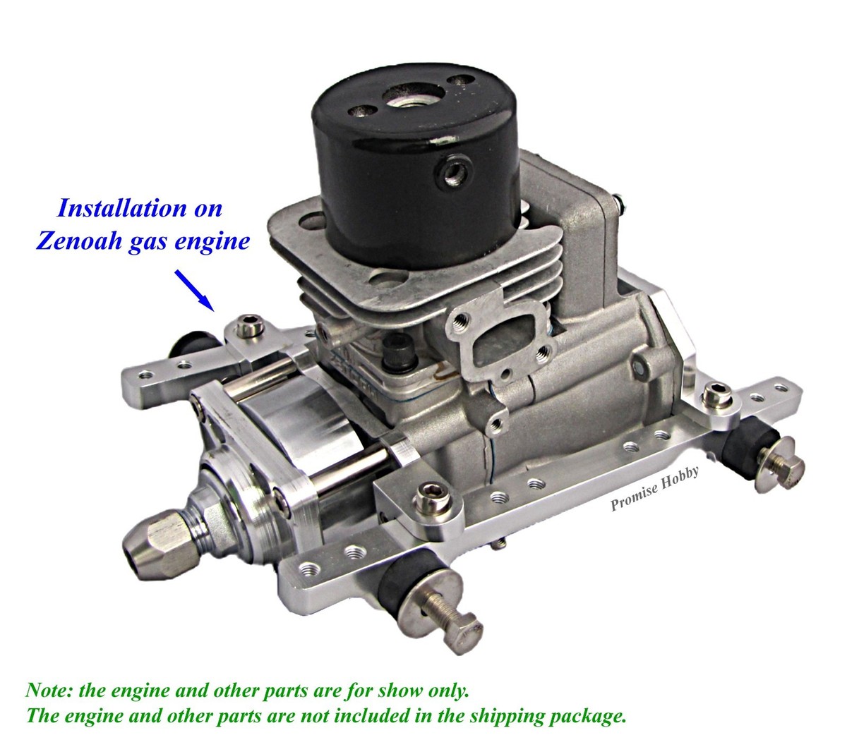 Aluminum Engine Mount w/ Clutch for 26 29 30CC Zenoah Gas Marine