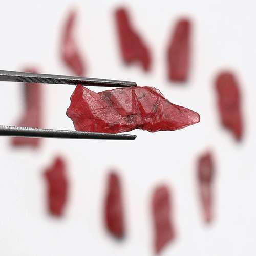 Muestras de cristal crudo de alta calidad de rodonita rusa natural mineral raro de 10 piezas - Imagen 5 de 13