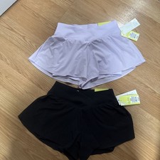 Girls Black All In Motion Shorts Medium 8 NWT 308