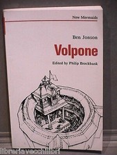 VOLPONE Ben Jonson Philip Brockbank A & C Black Letteratura inglese Manuale di e