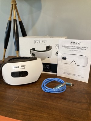 Purify Bluetooth Electric Eye Therapy Massager With Heat & Vibration