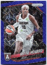2025 Panini Prizm WNBA #11 Rhyne Howard Blue Velocity Prizms Atlanta Dream