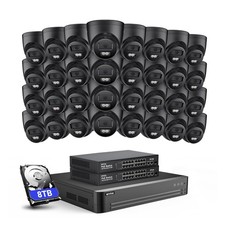 ANNKE 32CH 12MP NVR 3K Color POE Security Camera System Audio Recording AI CCTV