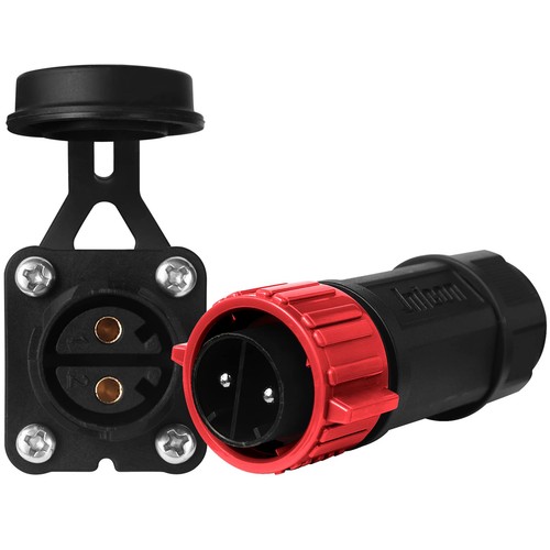 Trolling Motor Plug Receptacle Set, 12V/24V/ 36V/48V for Red,1 Pack  - Picture 2 of 8