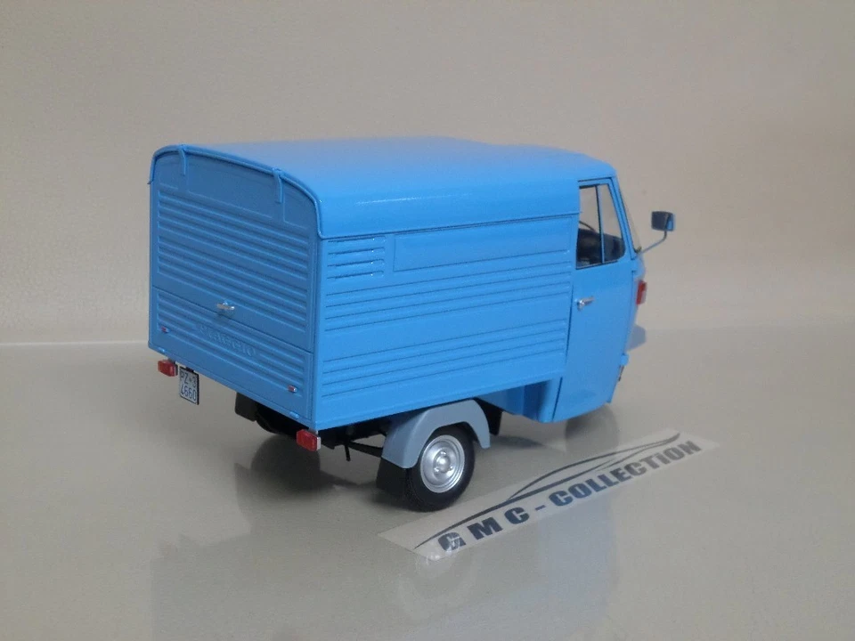 PiAGGiO APE 501 VAN 1979 GiALLO BLU EDiZiONE LiMiTATA MiTiCA + SHOWCASE 1/18 - Immagine 3 di 4