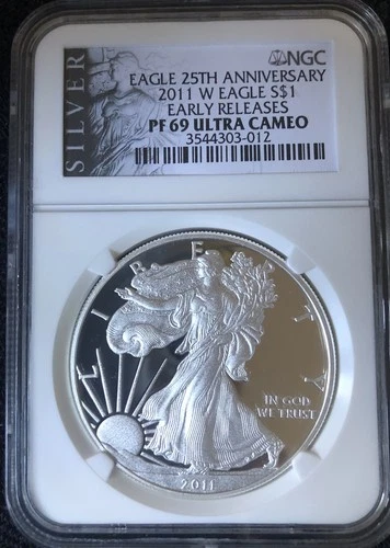 2011 W American Silver Eagle Proof NGC PR69 ULTRA CAMEO No International Shiping