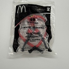 2004 McDonalds The Incredibles Mrs Incredible Kids Happy Meal Toy New Sealed Bag